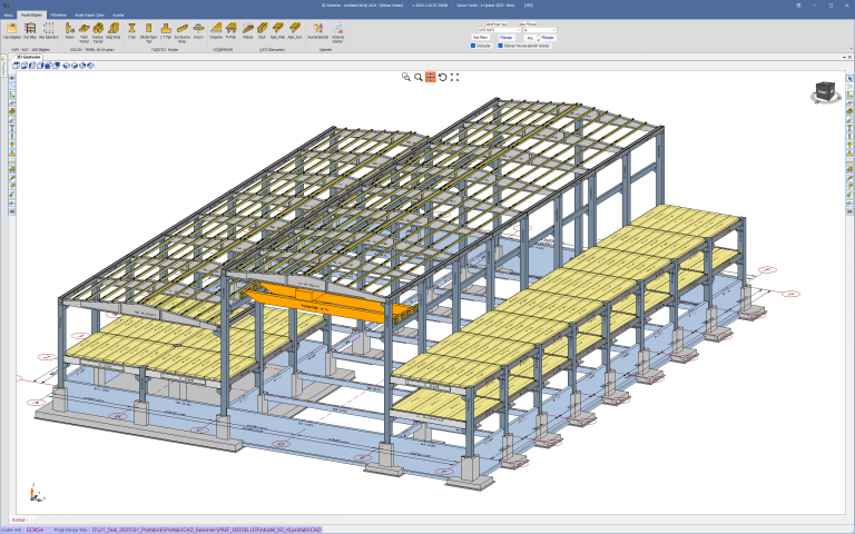 prefabriCAD_3D_Genel Gorunus