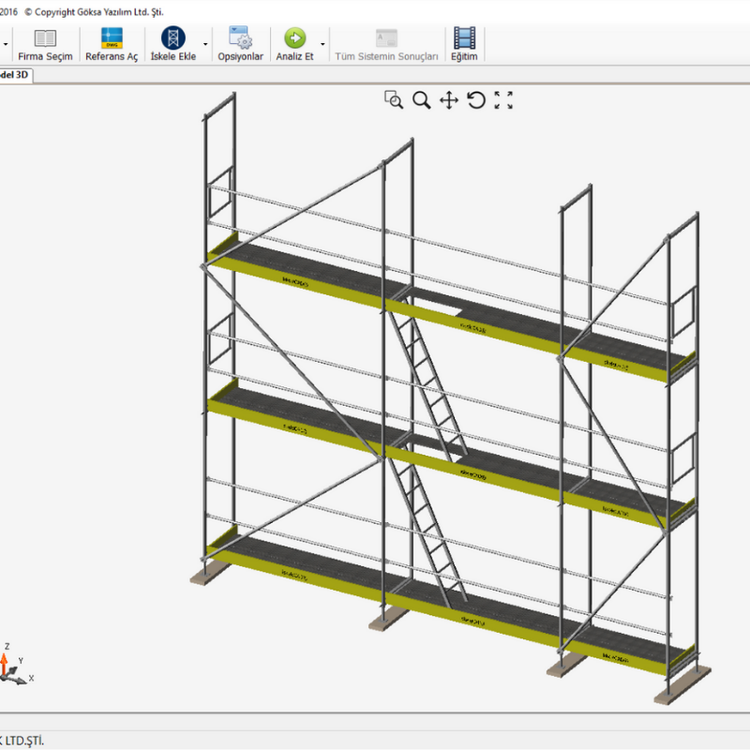 iskeleCAD® - H TİPİ