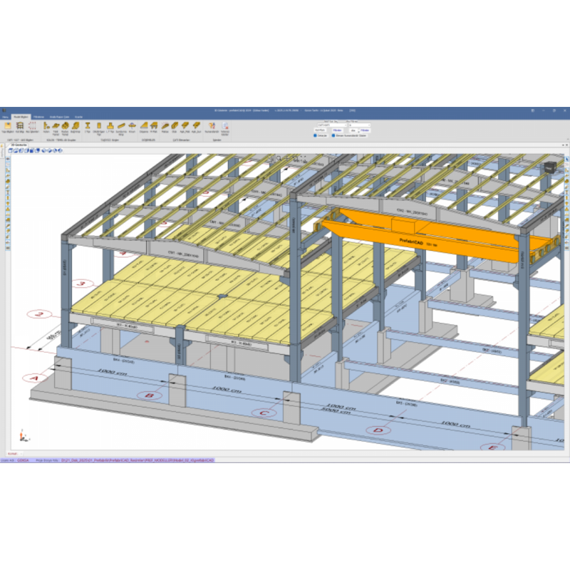 PrefabriCAD® – Akıllı Boşluklu Döşeme Modelleme