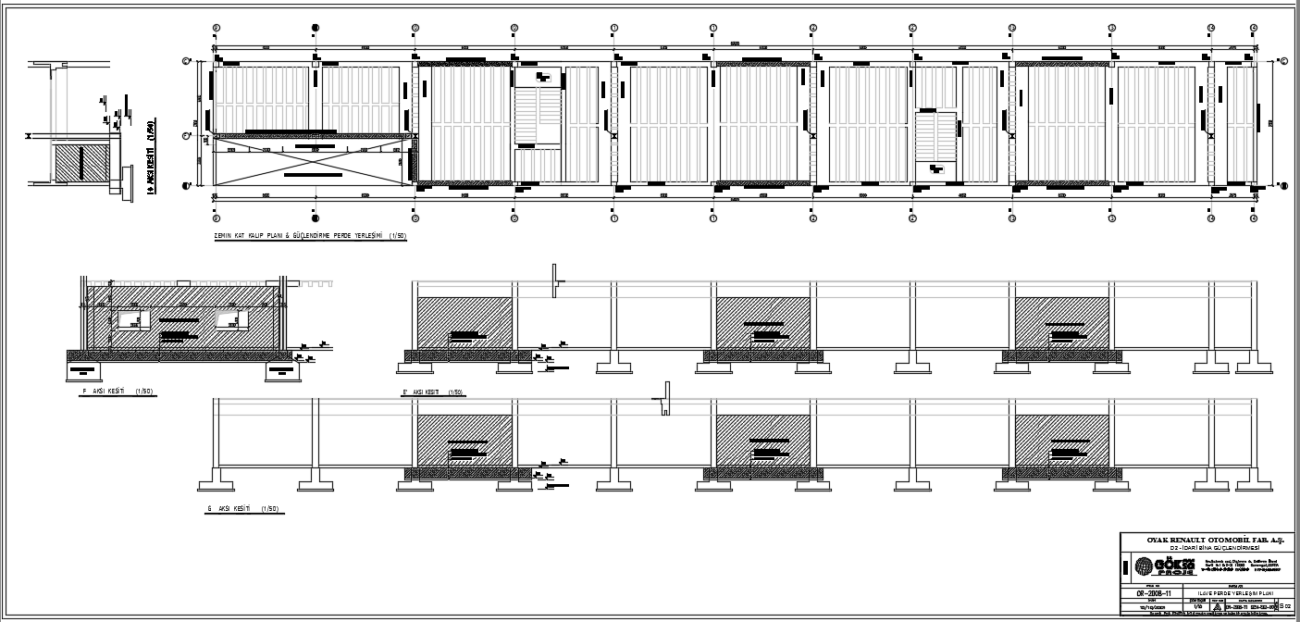 Şekil 1 - Lojistik Binası Temel Aplikasyon Planı