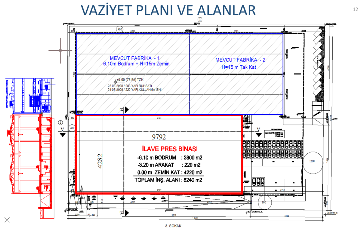 Şekil 3 - Yapılacak Alan - Müteahhitlere Sunum Çalışmamızdan