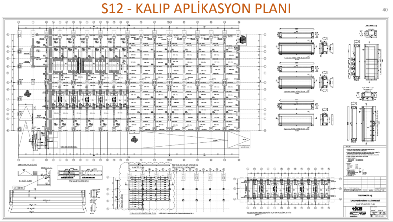 Şekil 2 - Kalıp Planı Sunumu